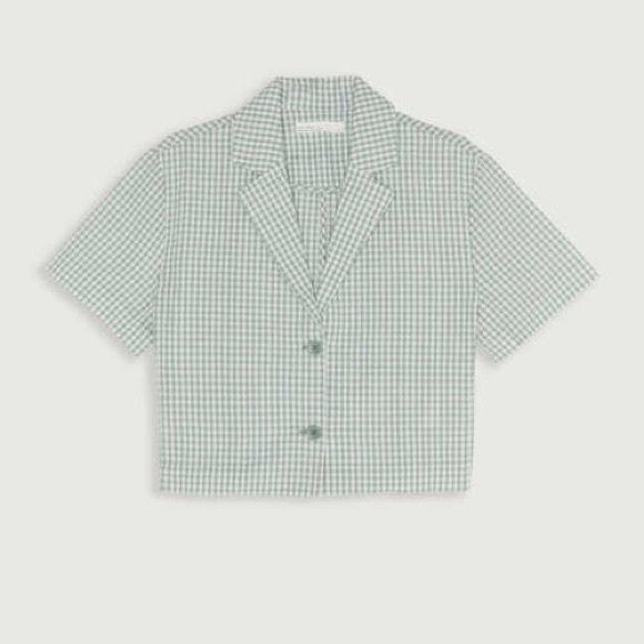 Oak and Fort Green Gingham Top - Picture 1 of 2
